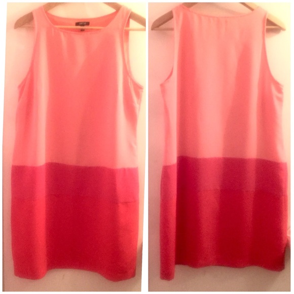 Apt. 9 Dresses & Skirts - APT.9 SLEEVELESS CORAL PINK SHEATH ADOBE KNEE SZ M